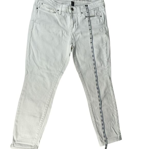 Gap Skinny Roll Up 1969 Size 8/29 White Jean Pants Womens 99% Cotton 1% Spandex - Picture 7 of 10